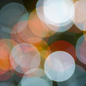Multicolor Light Orb Background